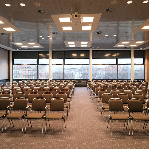 CCH - Saal A-F Reihenbestuhlung | CCH hall A-F Theater Seating